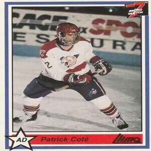 Patrick Cote - 1990 7th Inning Sketch Hockey Card